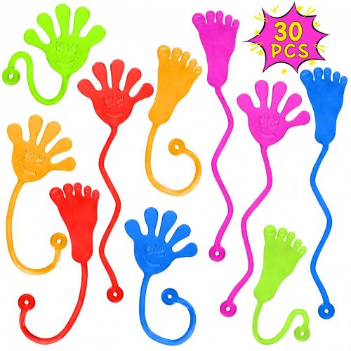 Party Favors for Kids 8-12 Trinkets : Our sticky hands,ensuring that every child can find their perfect match sticky hands make for perfect party favors for kids 4-8 years old can be used as pinata filler or included in goodie bag stuffers for kids.classroom prizes sticky hands are great as treasure